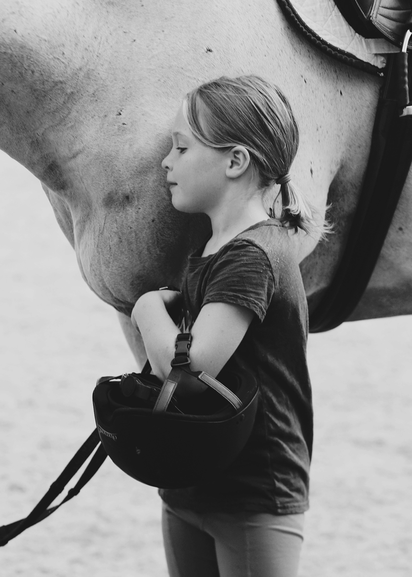 Horse love with girl
